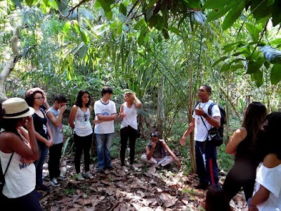Educação ambiental com as crianças do Quilombo da Fazenda – foto 2 de 3